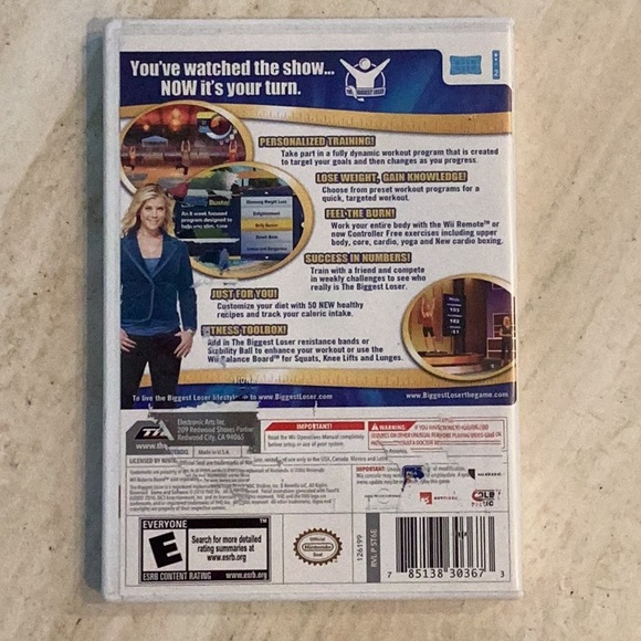 Wii Fit Plus Nintendo Wii Game & Biggest Loser & Wii Fit Fitness Weight Loss Lot - Picture 4 of 11